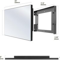Soulaca 23.8 (24) inches Smart webOS Mirror TV for Bathroom Waterproof WiFi Bluetooth ATSC Tuner Voice Control Built-in Alexa AI WiFi Capacity New Model - Image 5