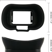 Soft Silicon Camera Viewfinder Eyecup Eye Cup Eyepiece Replacement for Sony Alpha A1II A7R V A7RV A7R5 A7 IV A7M4 A7IV A9III A1 II A7S III A7SIII A7S3 ILCE-7SM3 EVF Eyeshade Replaces Sony FDA-EP19 - Image 8
