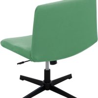 Criss Cross Office Chair Cover, Replaceable Stretch Armless Wide Seat Chair Protector Cover, for Home Office Chair Decor(Purple) - Image 6
