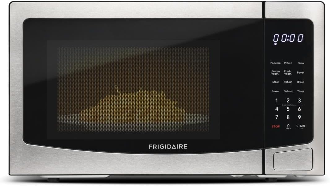 FRIGIDAIRE 1.1 Cubic Foot Microwave, Stainless Steel - Image 3
