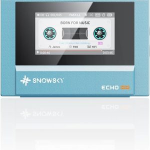 SnowSky/FiiO Echo MINI HiFi Bluetooth MP3 Player, 15Hours Playback, Independent Volume Control with 3.5mm/4.4mm Headphones Outputs (Sky Blue)