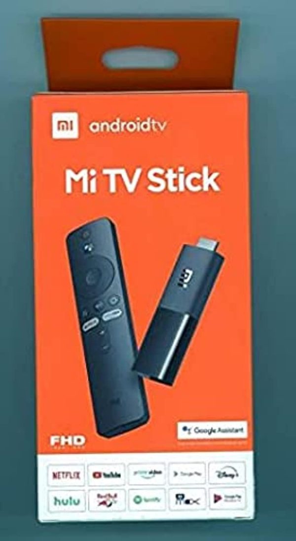 Xiaomi Mi TV Stick, 1GB RAM + 8GB ROM 1080P HDR, Quad Core 64 Bit Android 9.0 - Direct Replacement of Mi TV Box S