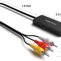 Dingsun HDMI to RCA Converter Adapter HDMI to Older TV Adapter for Apple TV,Roku, Fire Stick, DVD, Blu-ray Player ect. - Image 6