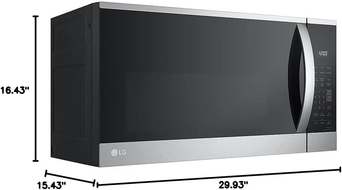LG MVEM1825F Microwave, PrintProof Stainless Steel - Image 9