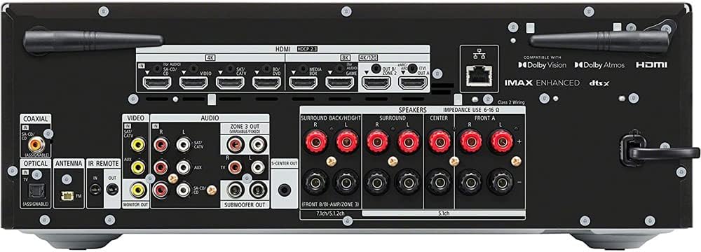 Sony STR-AN1000 7.2 Channel Home Theater 8K A/V Receiver Bundle with 26 Month CPS Extended Protection Pack - Image 5