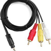 MaxLLTo 3.5mm to 3 RCA AV A/V Audio Video TV-Out Cable/Cord/Lead for Sony Digital Camcorder DCR-TRV280 DCR-TRV260 DCR-TRV250 - Image 4