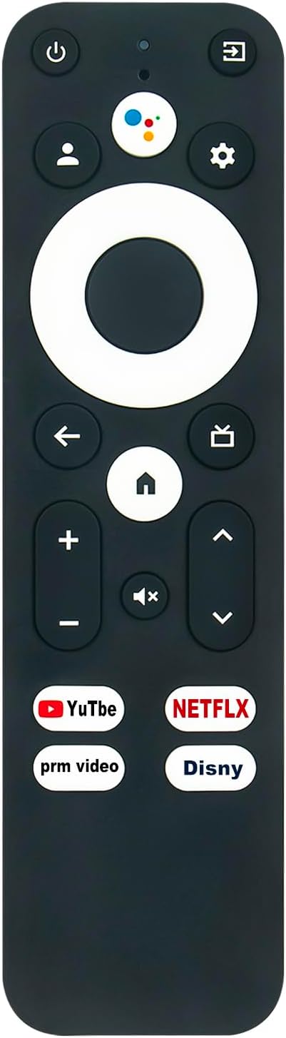 R-C-OHS-C008 Replaced Voice Remote Control fit for MECOOL KM7 Plus Smart TV Box,Android TV Box 11.0, Support 2.4G/5.0G/BT 5.0/AV1 Google TV Remote Streaming Media Player