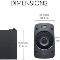 Logitech Z906 5.1 Surround Sound Speaker System - THX, Dolby Digital and DTS Digital Certified - Black - Image 3