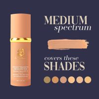 Bio Mimic Foundation Medium Spectrum by Forever Bloom; Protecting from Sun with SPF50; for Gym, Sports, Dancing - Image 3