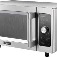 Midea Equipment 1025F0A Countertop Commercial Microwave Oven with Dial, 1000W, Stainless Steel.9 CuFt - Image 7