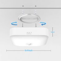 Rechargeable Motion Sensor Closet Light, Rechargeable Battery Operated Ceiling Light Wireless, 500LM Wireless Motion Activated Light for Shower Stairs Hallway Pantry Porch Garage, 5000K - Image 6