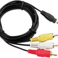 MaxLLTo 3.5mm to 3 RCA AV A/V Audio Video TV-Out Cable/Cord/Lead for Sony Digital Camcorder DCR-TRV280 DCR-TRV260 DCR-TRV250 - Image 3