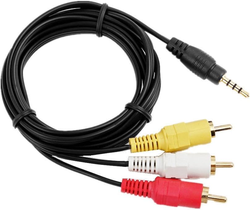 MaxLLTo 3.5mm to 3 RCA AV A/V Audio Video TV-Out Cable/Cord/Lead for Sony Digital Camcorder DCR-TRV280 DCR-TRV260 DCR-TRV250 - Image 3