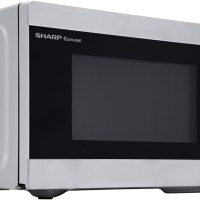 SHARP Compact Countertop Microwave Oven with Removable 10" Carousel Turntable, 700 Watt, 0.7 Cubic Feet, Stainless Steel - Image 3