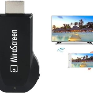 SmartSee MiraScreen Wireless Display Adapter 1080P HDMI Screen Mirroring Media Player TV Stick for Tablet Smartphone