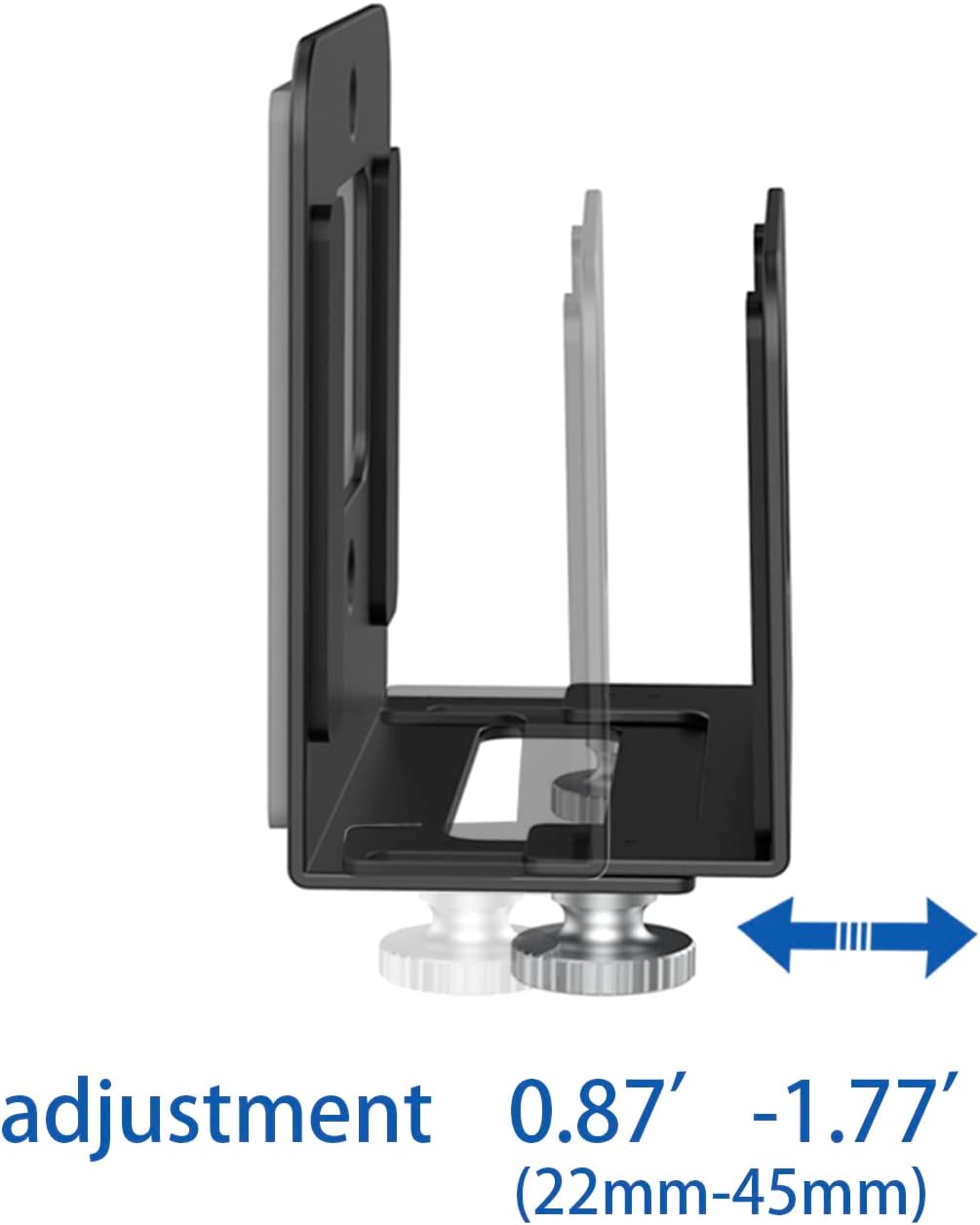 Monzlteck Adjustable Small Device Wall Mount Holder for Apple TV,ROKU,Router,Modem and Other Media Players - Image 8