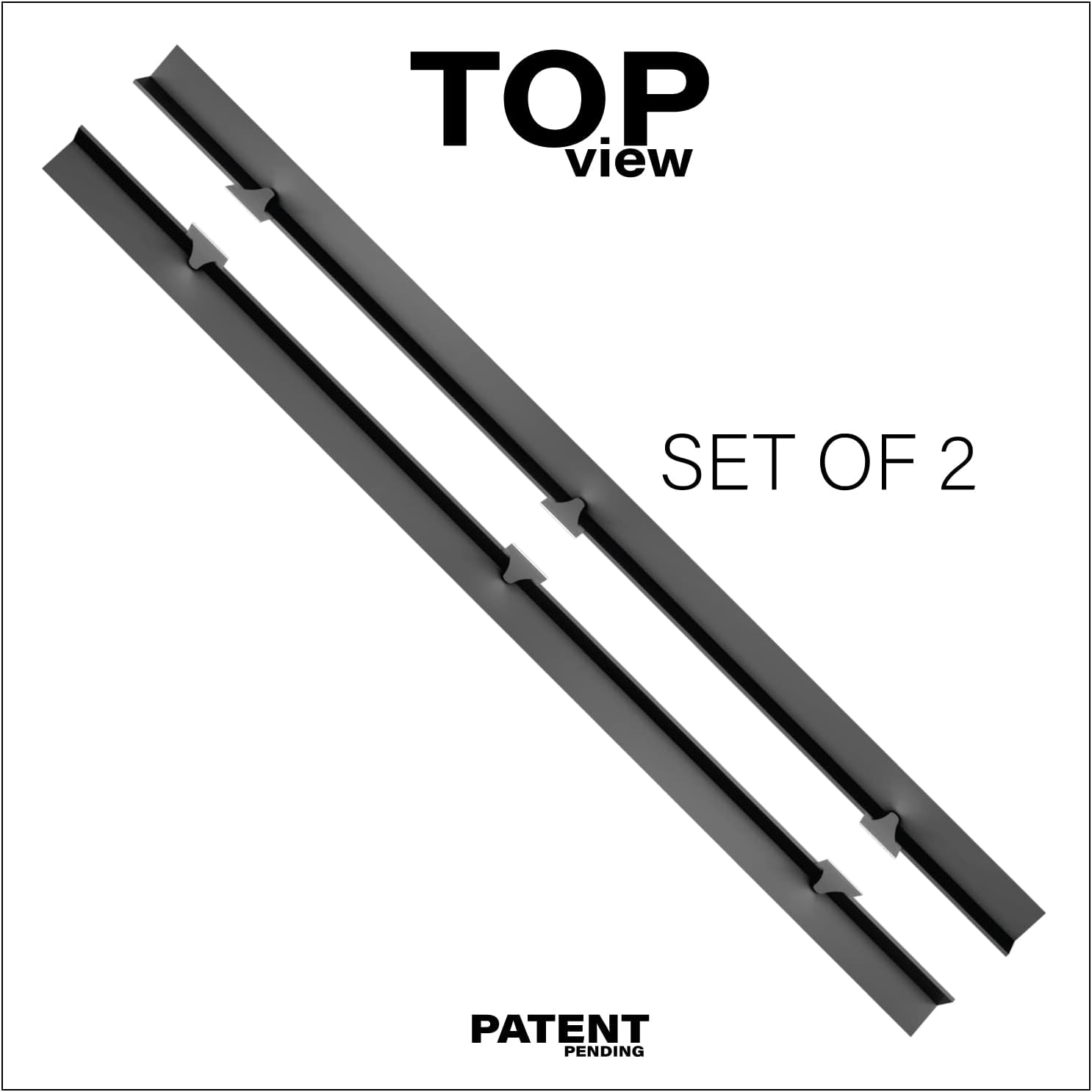 Silicone Stove Gap Covers | Fills Gaps up to 0.75”| Guard With Stainless Steel Clips Fills Gaps Between Countertop And Stove | Oven Side Gap Filler | (2 Pcs, Black) - Image 8