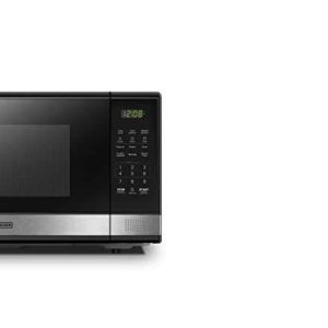 BLACK+DECKER Digital Microwave Oven (1.1 Cu.ft) and BISSELL CleanView Swivel Upright Bagless Vacuum