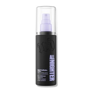 Urban Decay All Nighter Waterproof Makeup Setting Spray - Natural Finish, Up to 24HR Wear, Ultra-Fine Facial Mist, Hydrating Foundation Face Primer, Smudge-Proof, Transfer-Resistant, with Glycerin