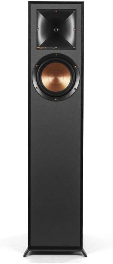 Klipsch Reference R-610F 5.0 Home Theater Pack, 2X R-610F Floorstanding Speakers + Pair, R-41M Bookshelf Home Speakers, R-52C Center Channel Home Speaker, Black - Image 10