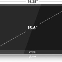 SYLVOX Kitchen TV, Small Smart TV for Kitchen, 15.6 inch 1080P Full HD Under Cabinet TVs, Google Smart Television with Voice Remote Control WiFi Bluetooth Chromecast 2 Speakers, Compact & Foldable - Image 2