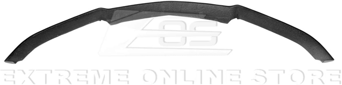 Replacement For 2014-2019 Cadillac CTS | V-Style Carbon Fiber Package Front Bumper Lower Lip Splitter (Carbon Fiber) - Image 9