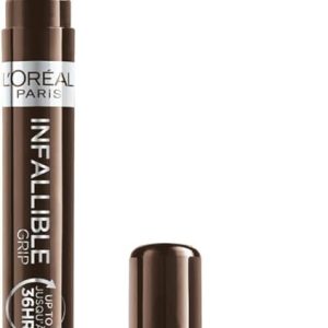 L'Oreal Paris Infallible Grip Mechanical Gel Eyeliner Pencil, Smudge-Resistant, Waterproof Eye Makeup with Up to 36HR Wear, Brown Denim, 0.01 Oz
