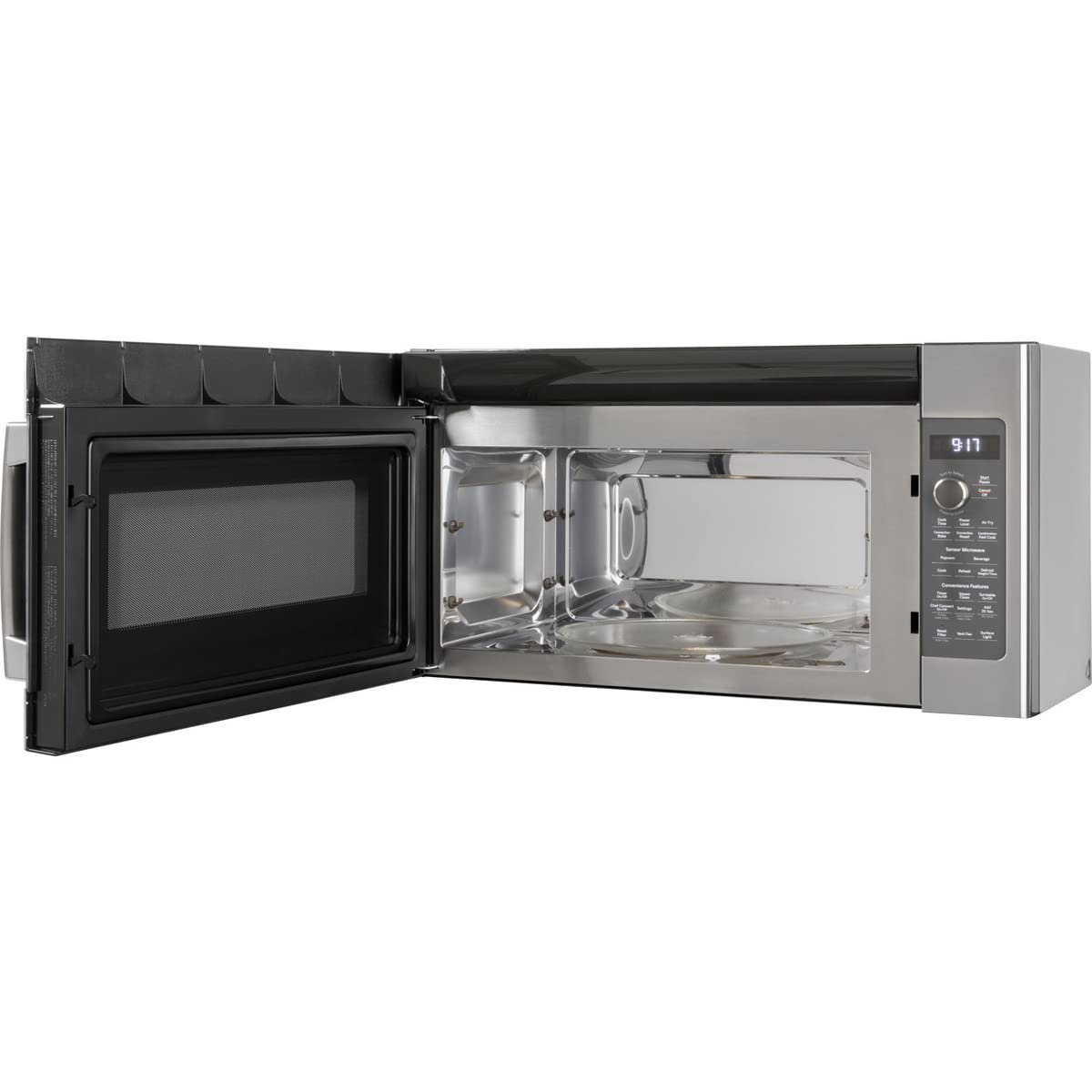 GE Profile 1.7 cu. ft. Over The Range Microwave in Stainless Steel with Air Fry PVM9179SRSS - Image 2