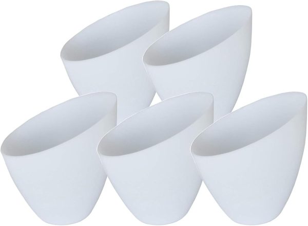 5PCS Acrylic Plastic Floor Lamp Shade Replacement Cover - Medusa Design Lamp Shades for Floor Lamps with E26 Base Compatibility, 4.5 x 5.75 inches Plastic Shade Cover
