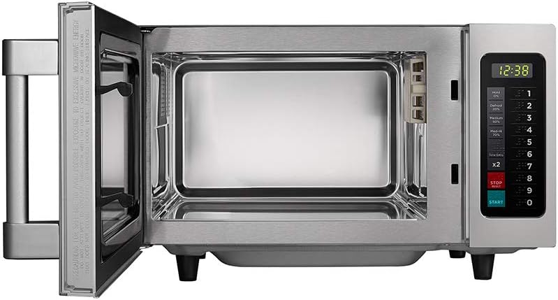 Midea Equipment 1025F1A Countertop Commercial Microwave Oven with Touch Control, 1000W, Stainless Steel.9 CuFt - Image 2