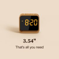 Housbay Wooden Sound Machine Alarm Clock for Bedrooms - Gentle Wake-Up with Birdsong, White Noise for Sleeping, Small Digital Clock for Phone-Free Routine - Image 5