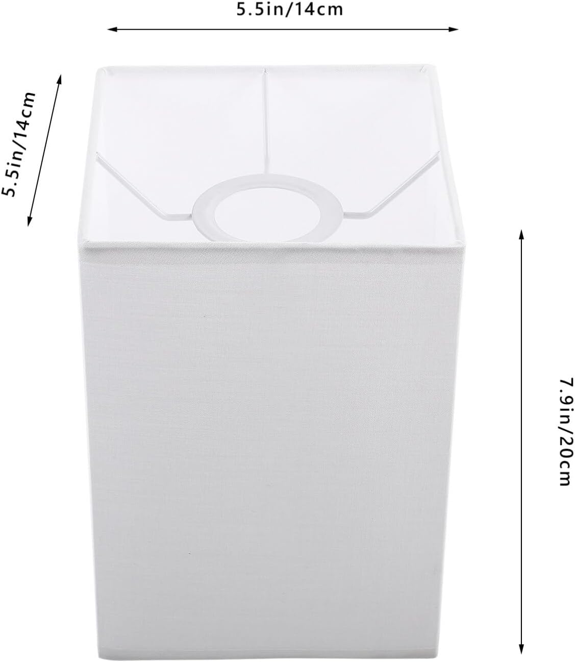 Lamp Shades for Table Lamps Square Shade E27 Rectangular Chandelier s Pendant Light Bulb Guard Clip On Cover Replacement - Image 4