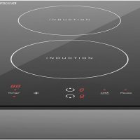 Empava 12 Inch Electric Induction Cooktop Smooth Surface with 2 Burners 120V, 12 Inch, Black - Image 5