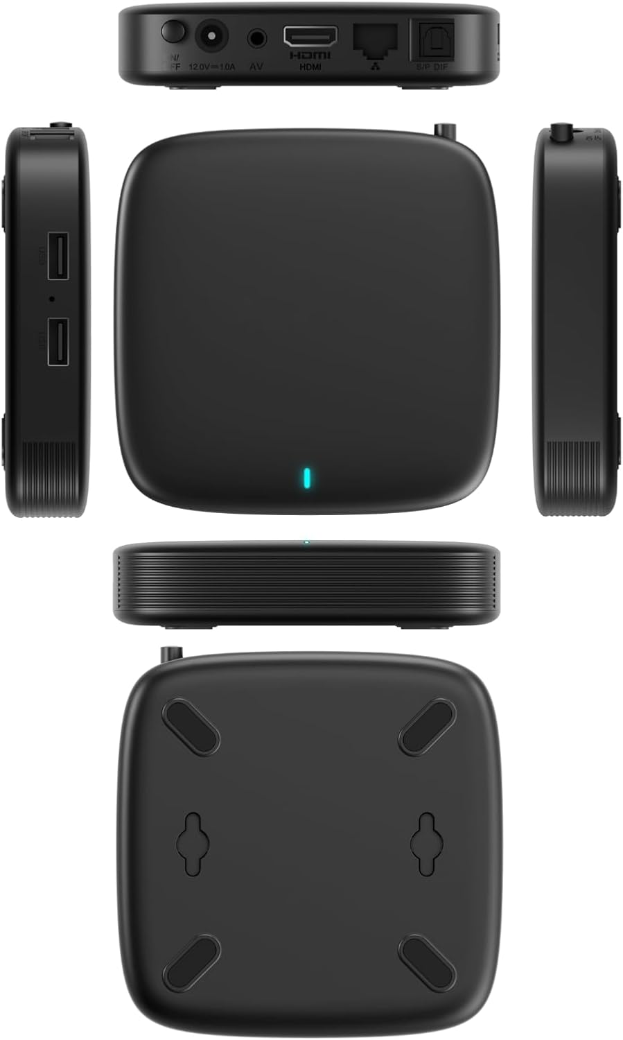 Raxxio MAG555 Google TV Box – 4K HDR Android TV Media Player with Google TV OS, Dual-Band Wi-Fi, Bluetooth 5.0, and Voice Remote with Google Assistant - Image 7