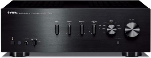 Yamaha Audio A-S301BL Natural Sound Integrated Stereo Amplifier (Black)