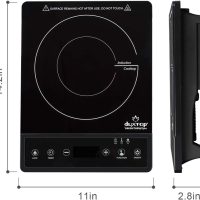 Duxtop Portable Induction Cooktop, Countertop Burner, Induction Burner with Timer and Sensor Touch, 1800W 8500ST E210C2 - Image 8