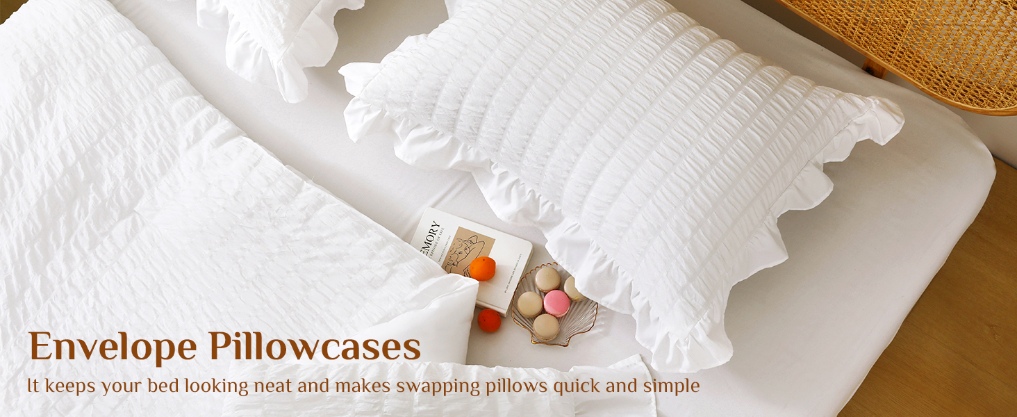 JOLLYVOGUE Queen Comforter Set 3 Pieces