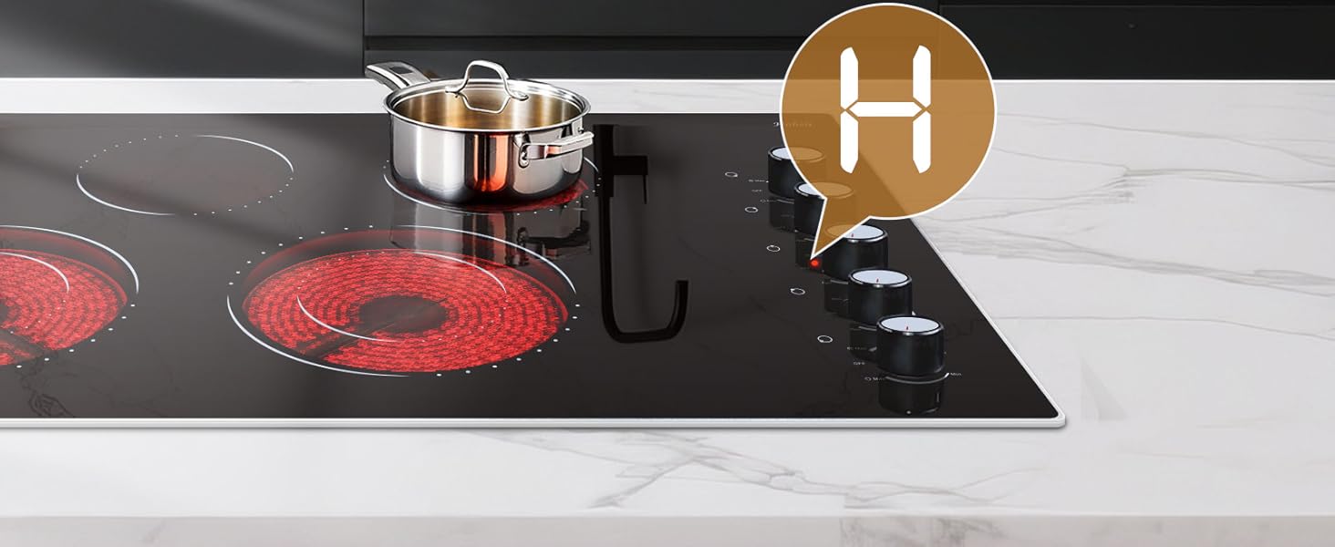 36 inch cooktop electric