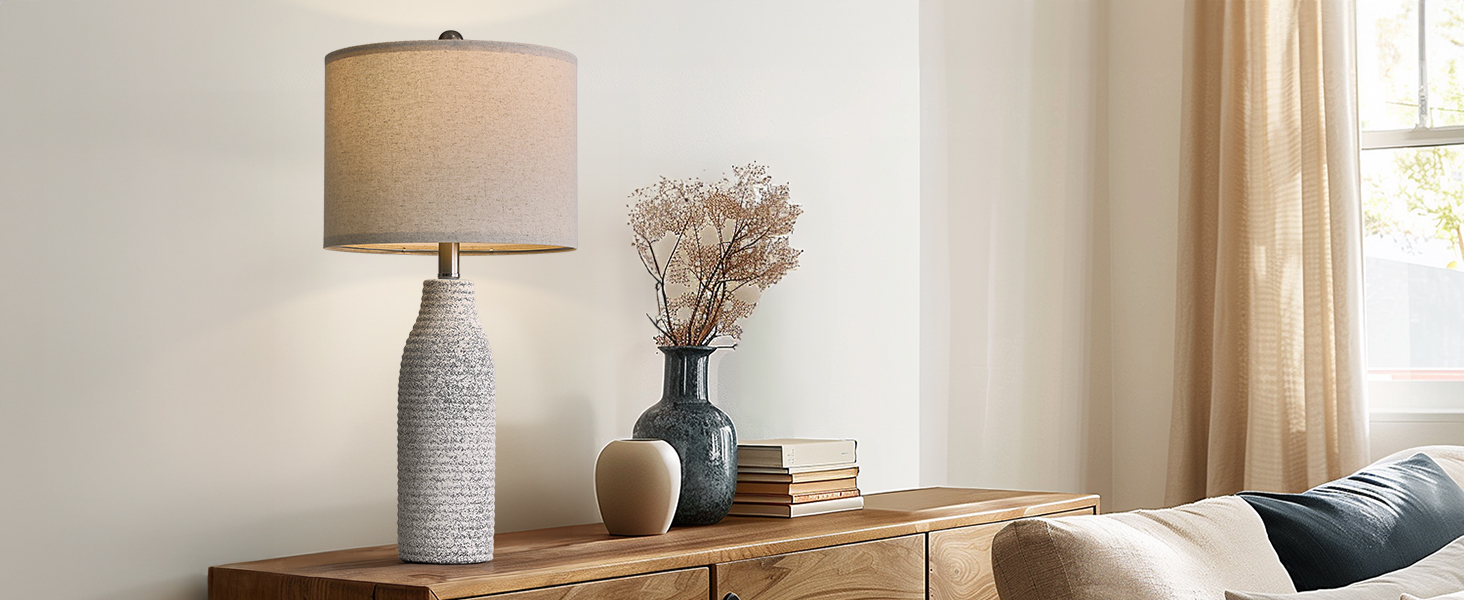 beside lamp