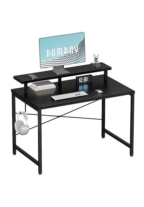 black desk