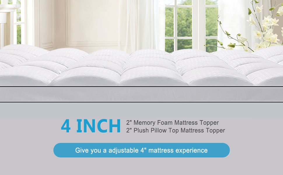 memory foam mattress topper