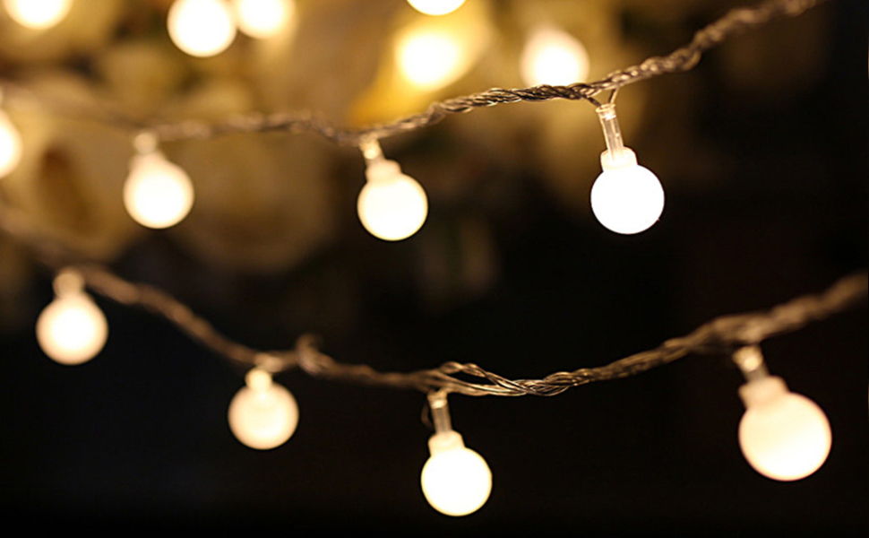 globe string lights with remote