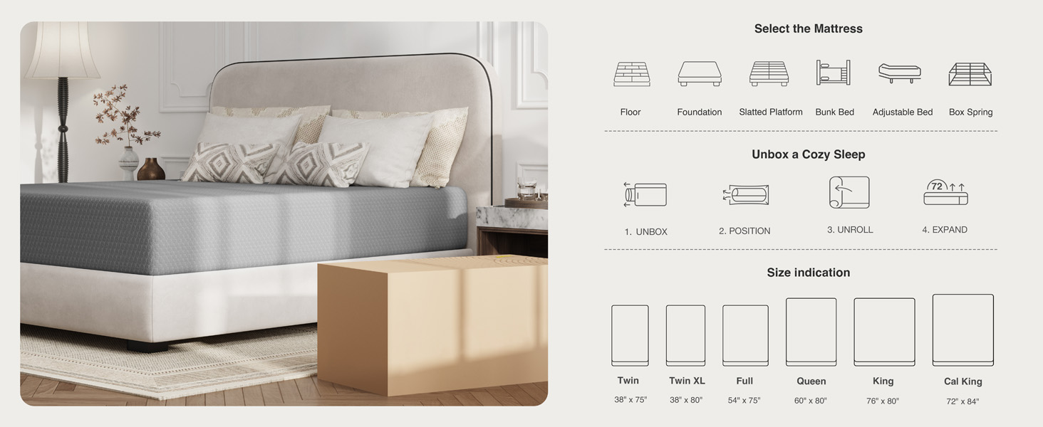 Novilla memory foam mattress