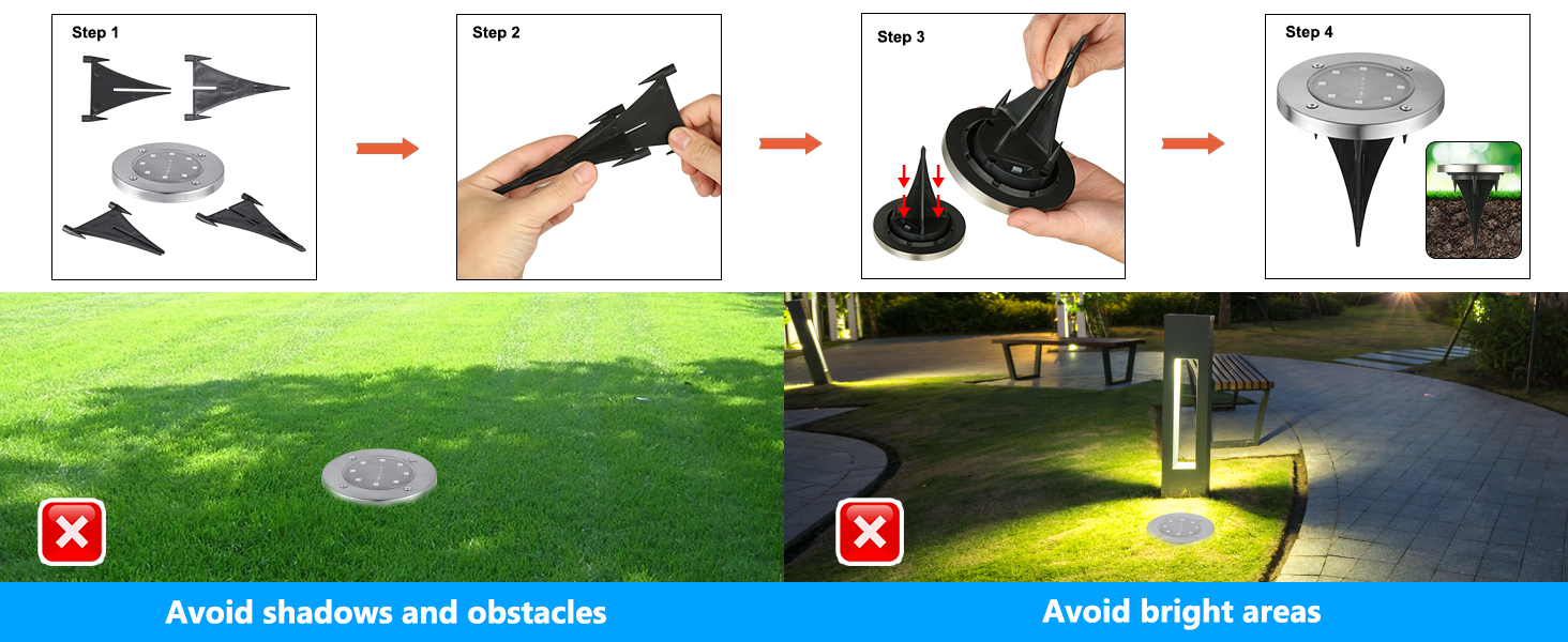 solar ground lights