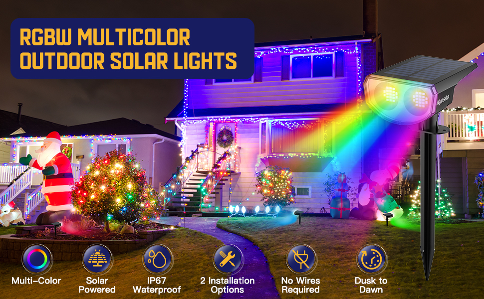 Solar Outdoor Color Lights