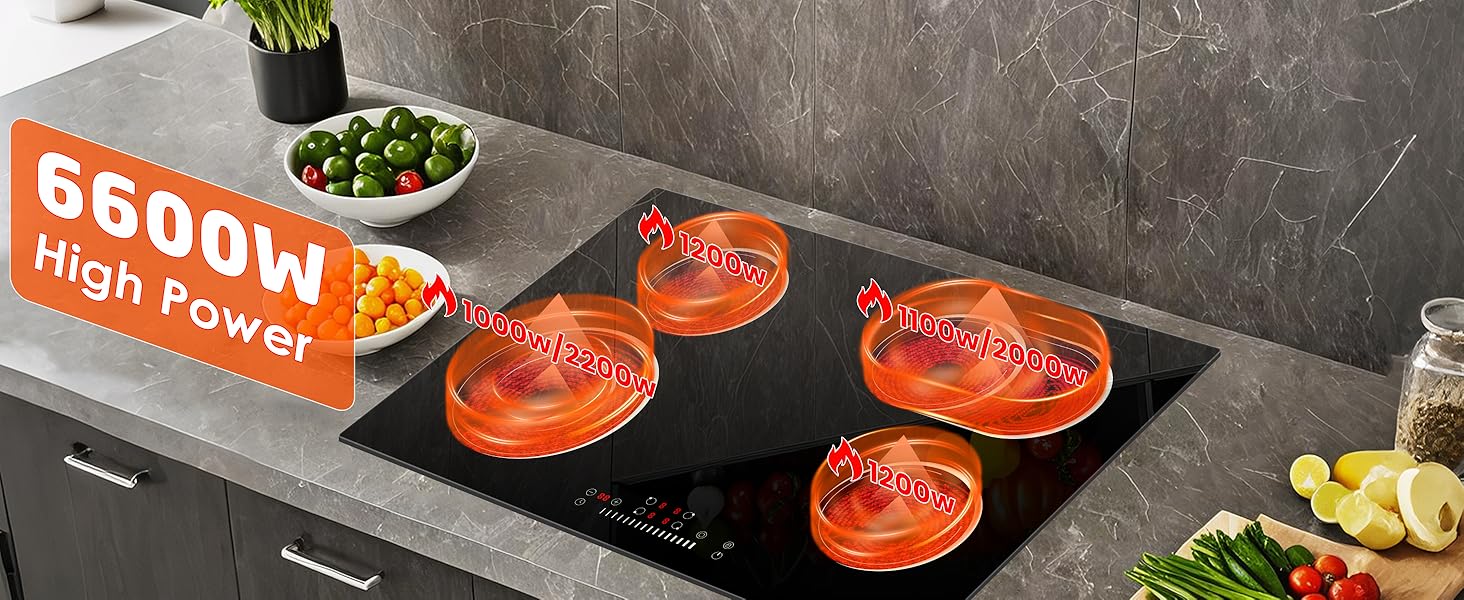 30'' electric cooktop