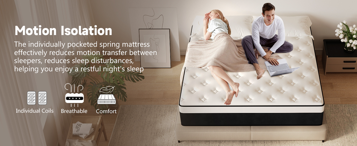 Individually pocket springs mattress