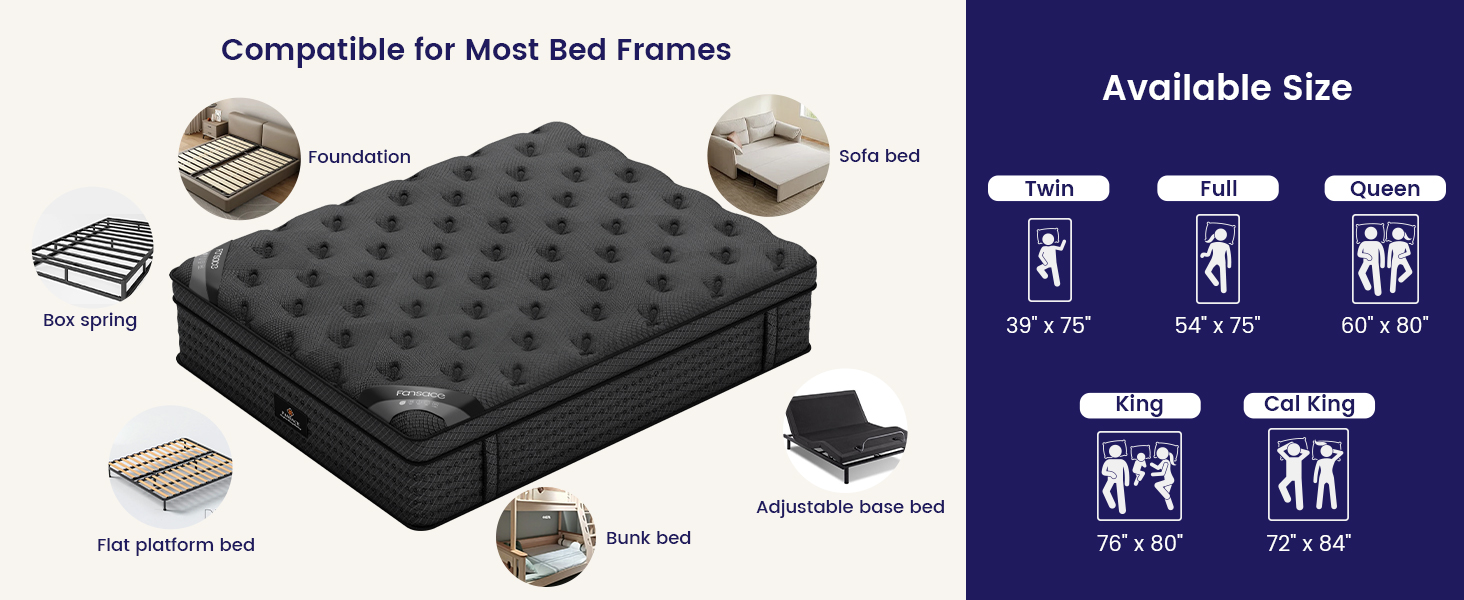 pocket springs memory foam mattress0110