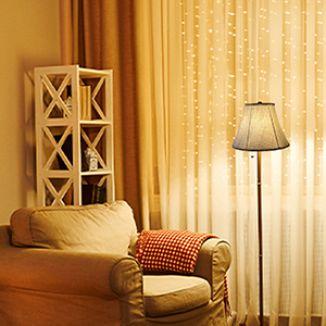 White lampshades