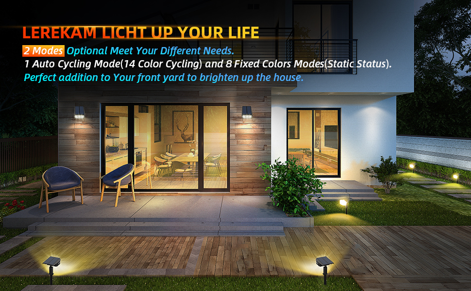 solar spotlights outdoor